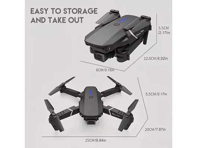 Air 4k dual camera drone, skyra24 - afbeelding 4 van  6