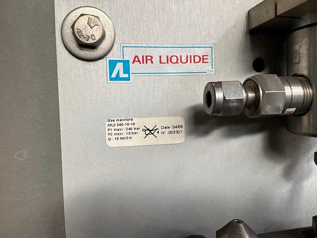 Air liquide centrale gasverdeel- en drukregelinstallatie - afbeelding 4 van  14