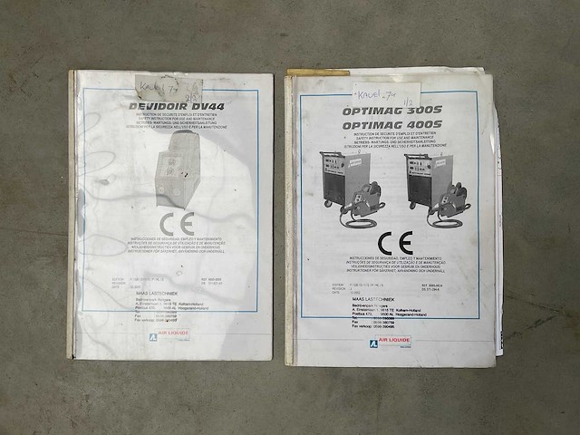Air liquide optimag 400s lasapparaat - afbeelding 10 van  10