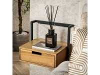 Air solid hangend nachtkastje acaciahout met 1 lade - afbeelding 1 van  4