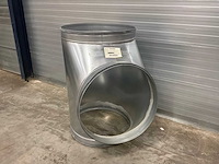 Air spiralo spiraal t-stuk t9 90gr. 800mm - afbeelding 4 van  8