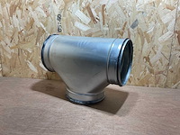 Air spiralo t9 90° 250mm/224mm spiraal t-stuk (4x) - afbeelding 1 van  7