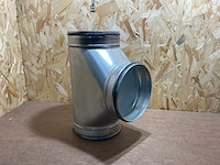 Air spiralo t9 90° 250mm/224mm spiraal t-stuk (4x) - afbeelding 4 van  7