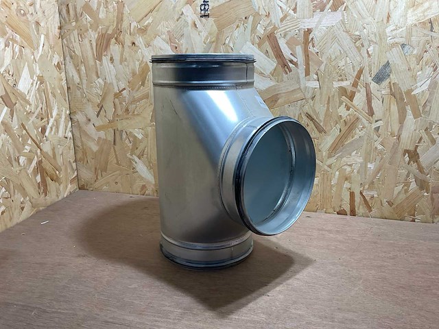 Air spiralo t9 90° 250mm/224mm spiraal t-stuk (4x) - afbeelding 5 van  7