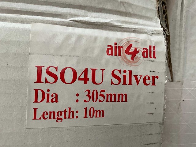Air4all - iso4u silver - 305mm - 10m - geïsoleerde luchtslang (2x) - afbeelding 3 van  5