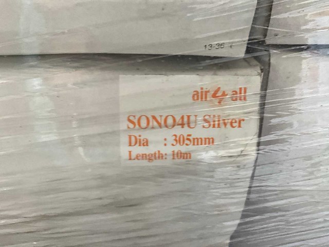 Air4all - sono4u silver - 305mm - 10m - geïsoleerde luchtslang (3x) - afbeelding 2 van  3