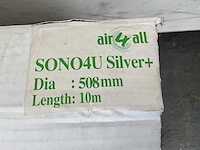 Air4all - sono4u silver + - 508mm - 10m - geïsoleerde luchtslang (2x) - afbeelding 2 van  4