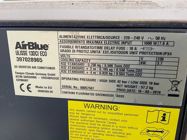 Airblue ulisse 13dci eco airconditioning (2x) - afbeelding 7 van  7