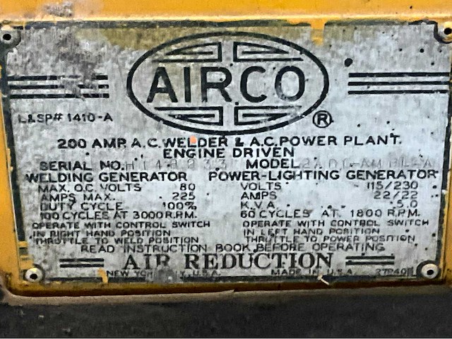 Airco 2adc lasaggregaat - afbeelding 9 van  9