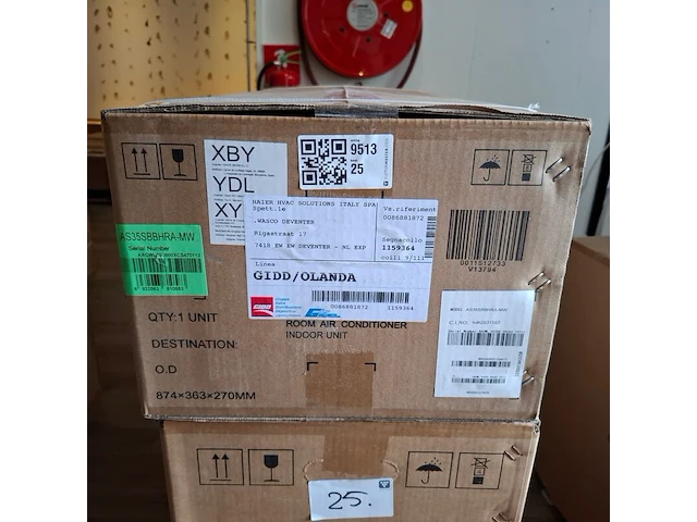 Airco binnen- en buitenunit haier, as35sbbhra-mw/1u35debfra-s - afbeelding 2 van  6