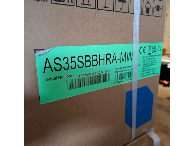 Airco binnen- en buitenunit haier, as35sbbhra-mw/1u35debfra-s - afbeelding 5 van  6