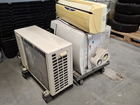 Airco binnen en buitenunit en cv ketel, o.a. panasonic en nefit - afbeelding 1 van  10