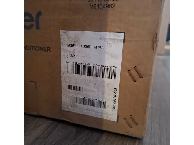 Airco binnenunit, haier, as25pbahra - afbeelding 6 van  7