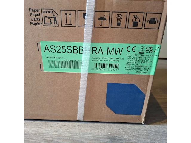 Airco binnenunit haier, as25sbbhra-mw - afbeelding 4 van  6