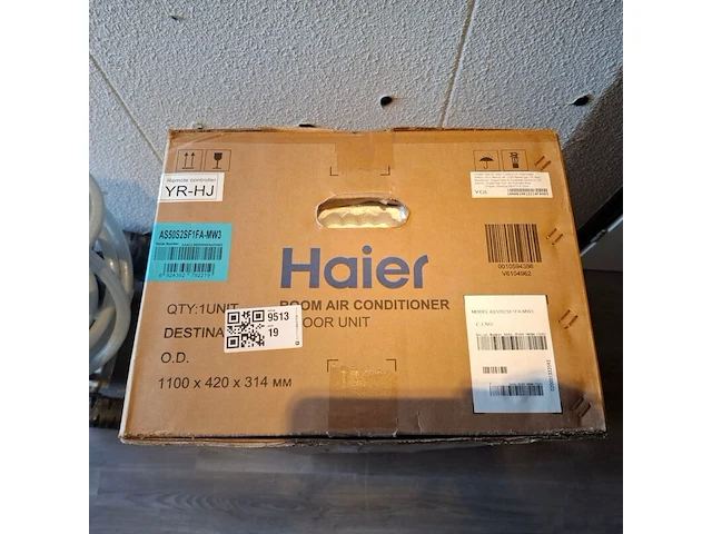 Airco binnenunit, haier, as50s2sf1fa-mw3 - afbeelding 3 van  5