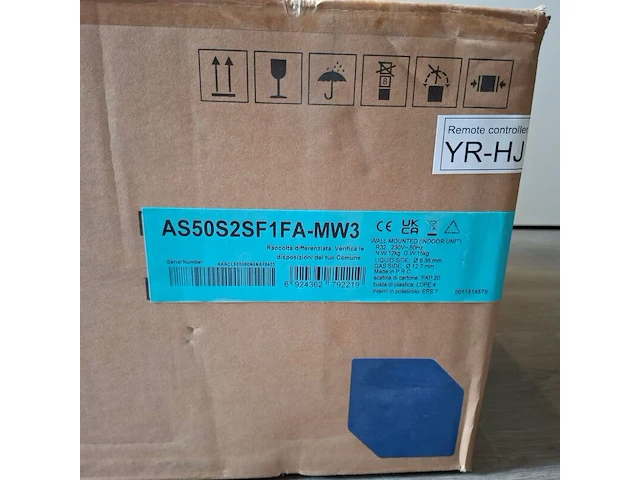 Airco binnenunit, haier, as50s2sf1fa-mw3 - afbeelding 5 van  5