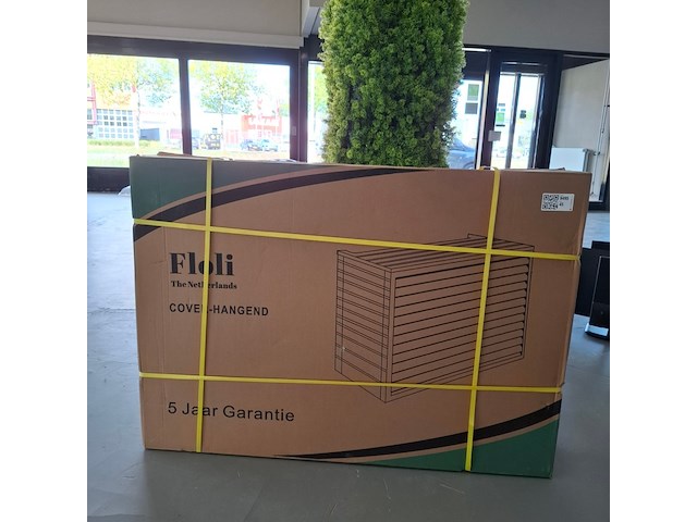 Airco buitenunit cover floli, zwart - afbeelding 1 van  5