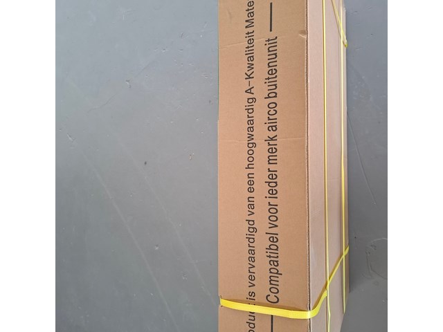 Airco buitenunit cover floli, zwart - afbeelding 4 van  5
