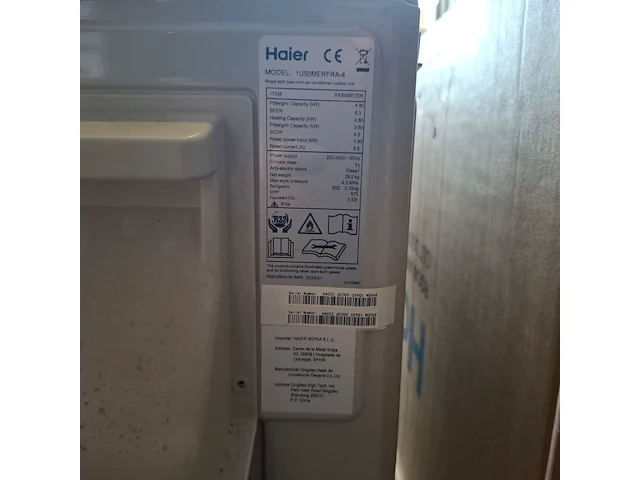 Airco buitenunit haier, u50merfra-4 - afbeelding 7 van  7