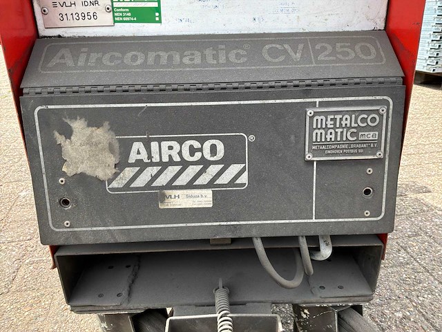Airco cv250 draad lasmachine - afbeelding 15 van  15