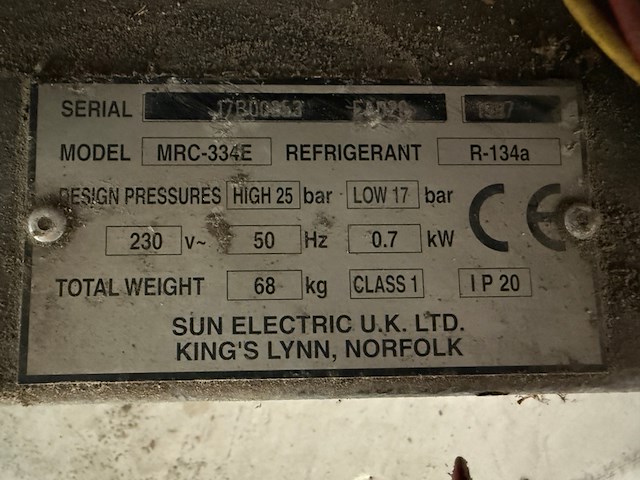 Airco detectie en vul apparaat, sun, mrc 334 - afbeelding 7 van  8