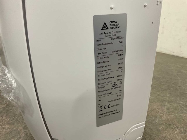 Airco split 2,7kw - wifi - 9.200 btu - tot 25m² (4x) - afbeelding 6 van  10
