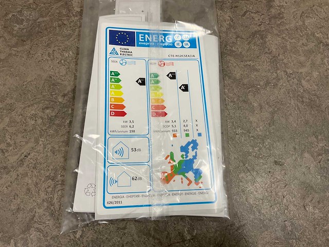 Airco split 3,5kw - wifi - 12.000 btu - tot 35m² (2x) - afbeelding 6 van  16