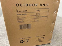 Airco split 3,5kw - wifi - 12.000 btu - tot 35m² (2x)