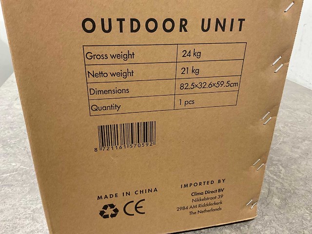 Airco split 3,5kw - wifi - 12.000 btu - tot 35m² (2x) - afbeelding 8 van  13