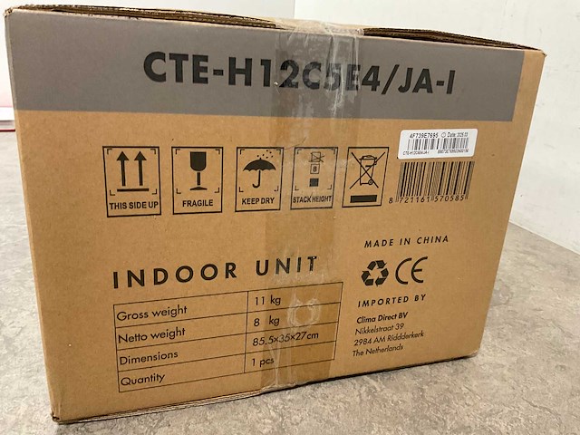 Airco split 3,5kw - wifi - 12.000 btu - tot 35m² (4x) - afbeelding 13 van  13