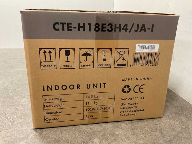 Airco split 5,3kw - wifi - 18.000 btu - tot 55m² (4x) - afbeelding 2 van  17