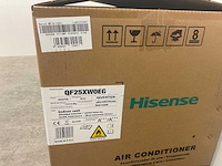 Airco splitunit 2,6kw – 9.000 btu – tot 25m² – clean air technologie (2x) - afbeelding 9 van  19