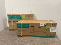 Airco splitunit 2,6kw – 9.000 btu – tot 25m² – clean air technologie (2x) - afbeelding 12 van  23