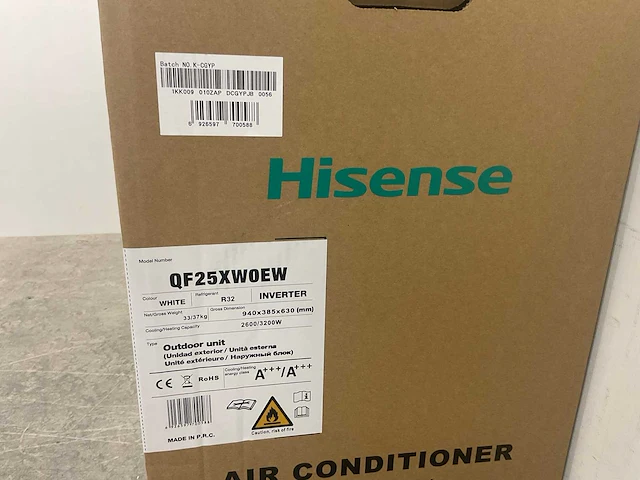 Airco splitunit 2,6kw – 9.000 btu – tot 25m² – clean air technologie (2x) - afbeelding 18 van  23