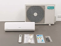 Airco splitunit 2,6kw – 9.000 btu – tot 25m² – clean air technologie (4x)