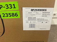 Airco splitunit 2,6kw – 9.000 btu – tot 25m² – clean air technologie - afbeelding 1 van  9