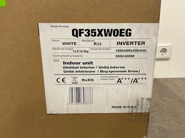 Airco splitunit 3,5kw - 12.000 btu - tot 35m² - clean air technologie (2x) - afbeelding 4 van  24