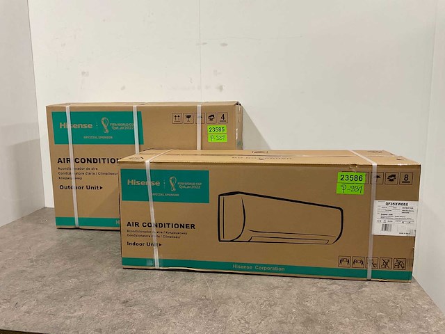 Airco splitunit 3,5kw - 12.000 btu - tot 35m² - clean air technologie (2x) - afbeelding 8 van  24