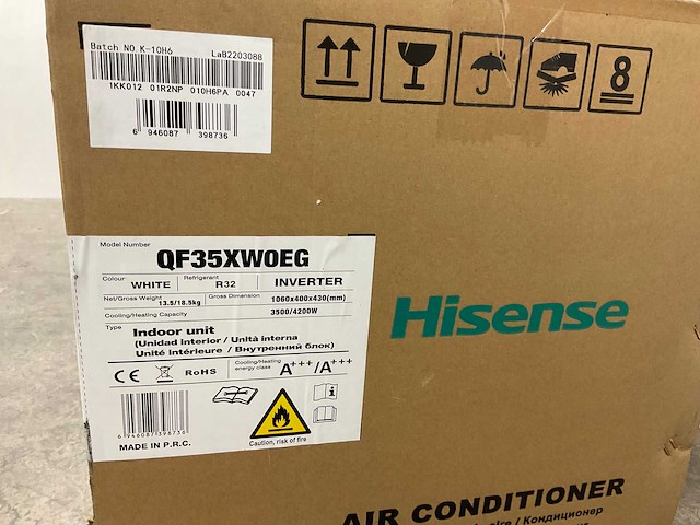 Airco splitunit 3,5kw - 12.000 btu - tot 35m² - clean air technologie - afbeelding 4 van  15