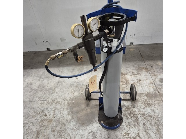 Airco tester / vulapparaat met stikstof fles, robinair, ac400 pro, 2004 - afbeelding 3 van  14
