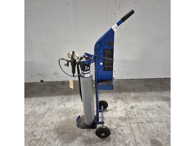 Airco tester / vulapparaat met stikstof fles, robinair, ac400 pro, 2004 - afbeelding 6 van  14