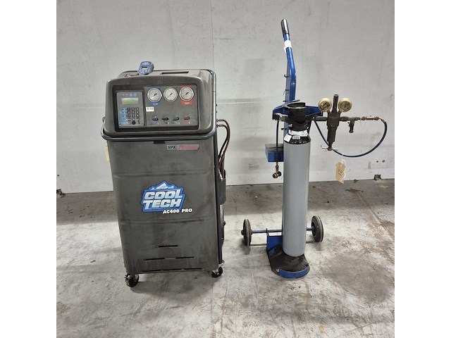 Airco tester / vulapparaat met stikstof fles, robinair, ac400 pro, 2004 - afbeelding 1 van  14