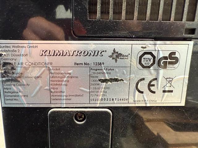 Airco unit suntech - afbeelding 5 van  5