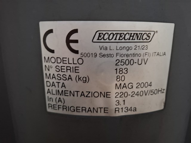 Airco vulstation ecotechnics, eck 2500 - afbeelding 7 van  10