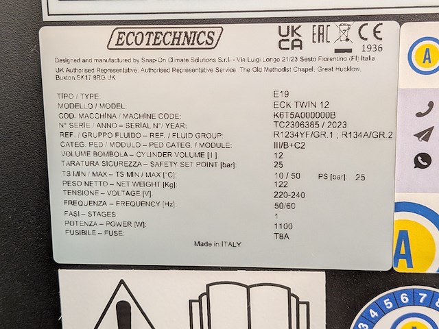 Aircomachine ecotechnics, eck twin 12 - afbeelding 6 van  14