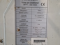Airconditioning 7,5kw 230v - spot af22 hephzibah, hsc-3500, bouwjaar 2012 - afbeelding 3 van  8