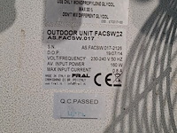 Airconditioning 7kw 230v fral, facsw22, bouwjaar 2014, watergekoeld met buitenunit - afbeelding 2 van  13