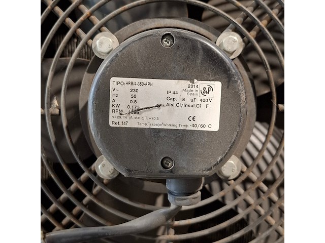 Airconditioning 7kw 230v fral, facsw22, bouwjaar 2014, watergekoeld met buitenunit - afbeelding 5 van  16