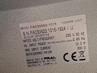 Airconditioning 7kw 230v fral, facsw22, bouwjaar 2014, watergekoeld met buitenunit - afbeelding 8 van  16