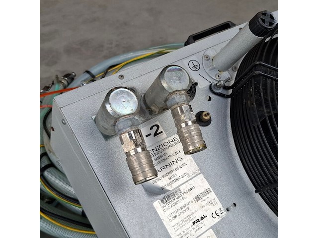 Airconditioning 7kw 230v fral, facsw22, bouwjaar 2014, watergekoeld met buitenunit - afbeelding 3 van  13